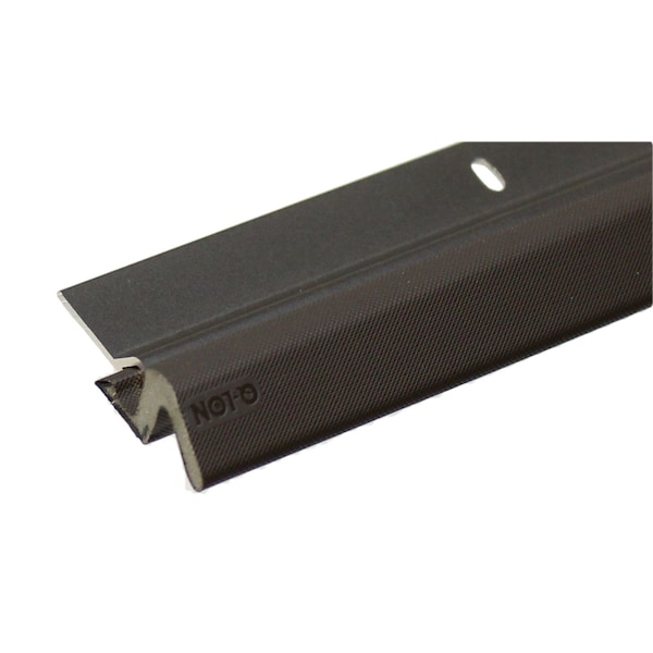 Randall Aluminum Door Weatherstrip Set With Vinyl (36") Top and (84") Sides (Brown) V-94-BR - main